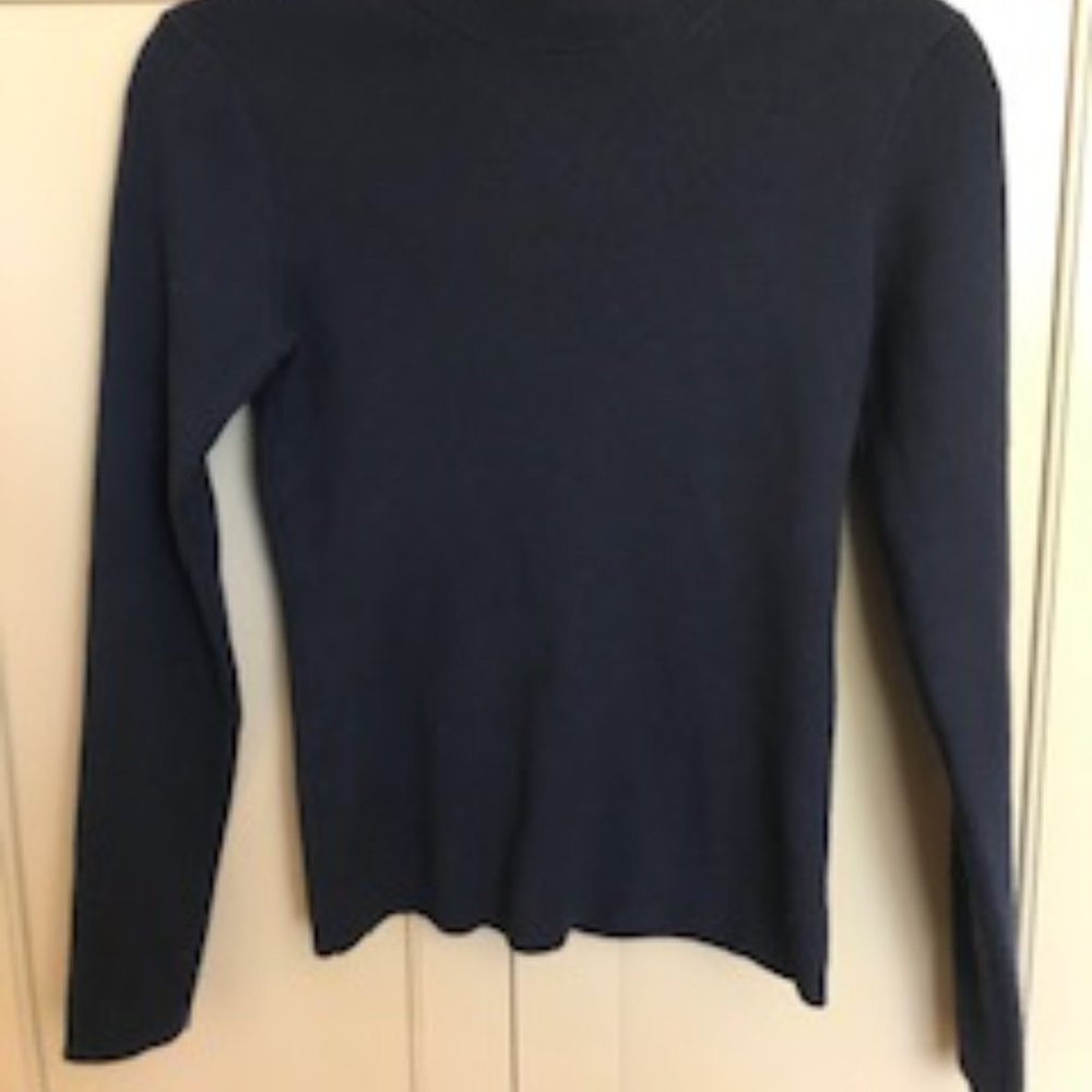 Tory Sport Ribbed Soft Tech Knit Turtleneck - Picture 2 of 4